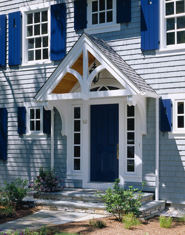 Exterior Paint Color Ideas. Front Door Paint Color. Shutter Paint Color. Home Exterior Paint Color. #HomeExteriorPaintColor #HomesPaintColor Polhemus Savery DaSilva.