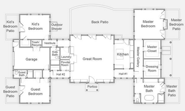 Family Home Floorplan Ideas #FamilyHomeFloorPlan #FamilyHomeBluePrints