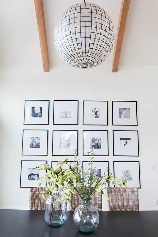 Family Pictures. How to Display Family Photos on Wall. How to Display Family Pictures on Wall. #FamilyPhotos #FamilyPictures #Wall Ashley Winn Design.