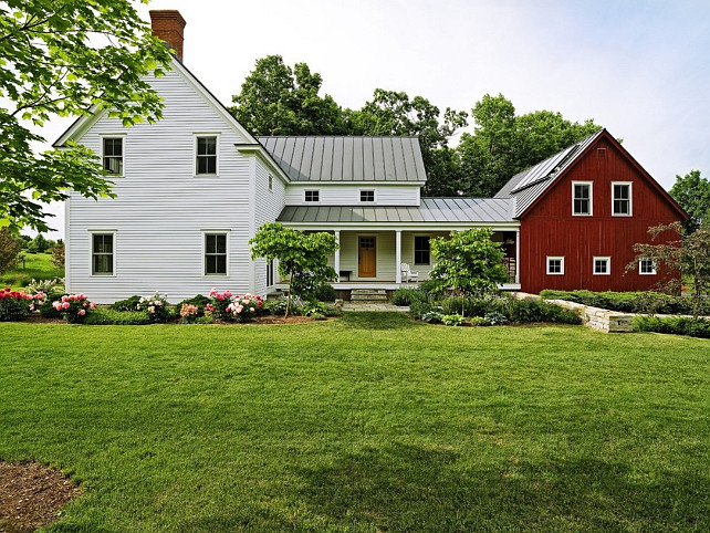 Farmhouse. Farmhouse Exterior. Farmhouse Exterior Ideas. Classic Farmhouse Exterior. Traditional Farmhouse Home Exterior. #Farmhouse #FarmhouseExterior Church Hill Landscapes, Inc.