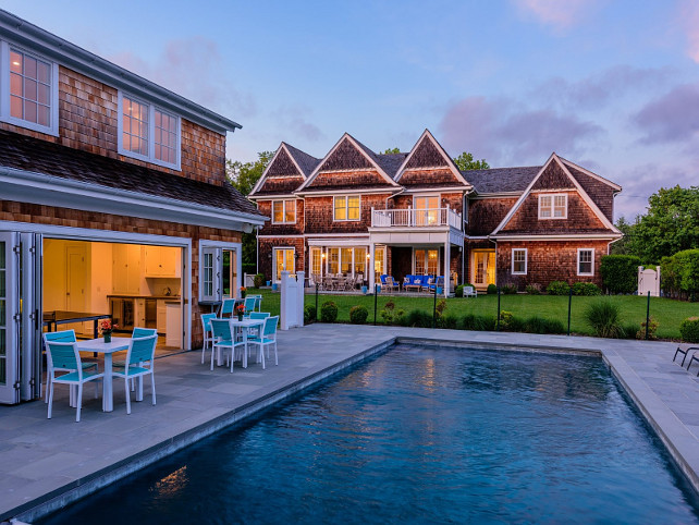 Fence in Pool. Pool Fence. Pool Fence Ideas. Secure and beautiful pool fence. Fenced-in pool. #Pool #Fence #Poolfence #Backyard Via Sotheby's Homes.