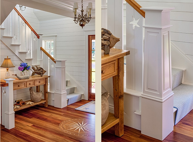 Foyer. Coastal Foyer. Coastal Foyer Decor. #CoastalInteriors #CoastalFoyer #Foyer Polhemus Savery DaSilva Architects Builders.