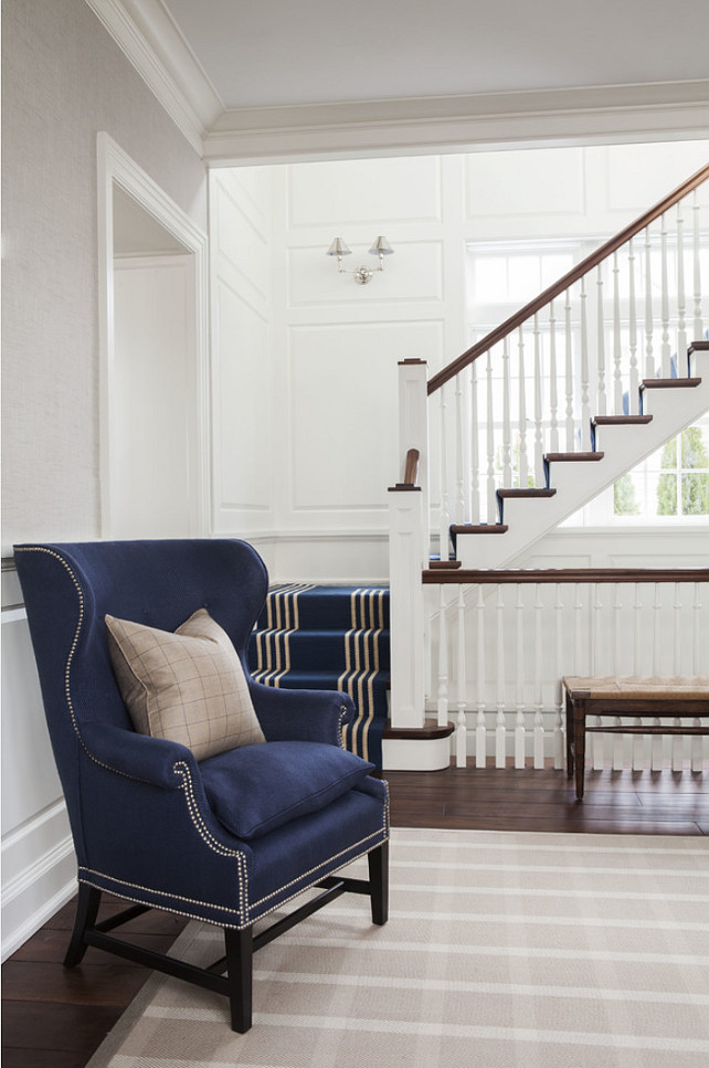 East Coast House With Blue And White Coastal Interiors