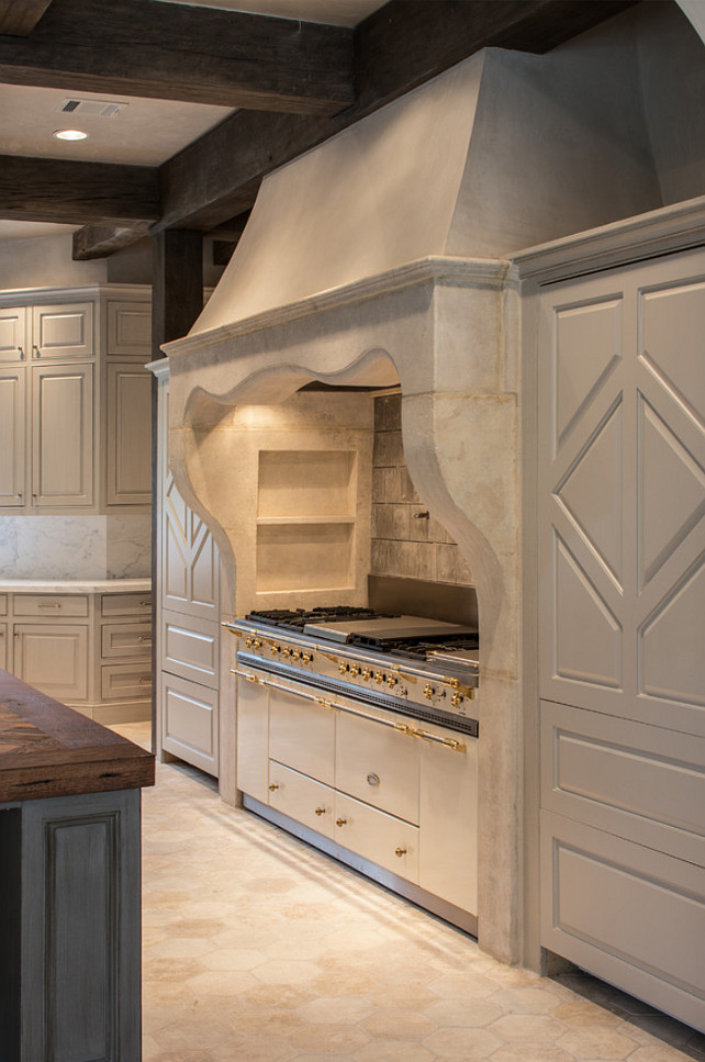 French Kitchen Hood. French Limestone Kitchen Hood. #FrenchHood #FrenchKitchenHood #LimestoneKitchenHood #FrenchLimestoneKitchenHood thompson custom homes