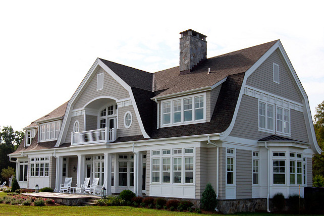 Gambrel Home Style. Gambrel Home Style Ideas. Gambrel Home Exterior. #GambrelHome #GambrelHomeStyle #GambrelHomeExterior #Gambrel Hammond Wilson Architects.