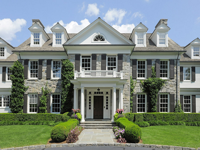 Georgian Home Front Door Ideas. Via Sotheby's Homes.