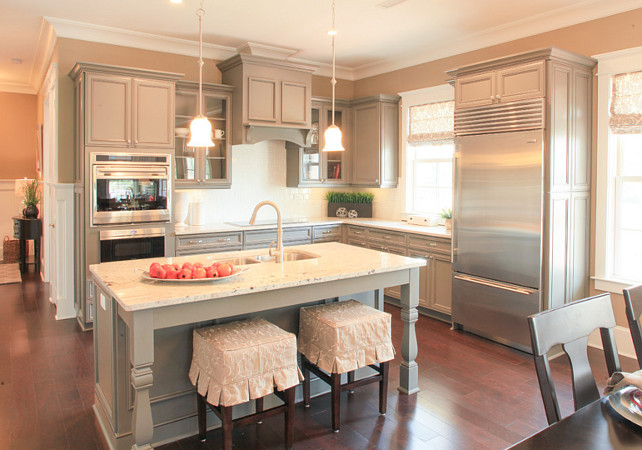 Gray Kitchen Amy Tyndall Designs.