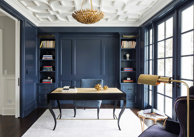 Hale Navy HC-154 Benjamin Moore. Benjamin Moore Hale Navy HC-154. Benjamin Moore Navy Blue Paint Color. #BenjaminMooreHaleNavy. {Paint Color: Hale Navy HC-154 by Benjamin Moore} #BenjaminMooreHC154 #HaleNavy ##BenjaminMoorePaintColors