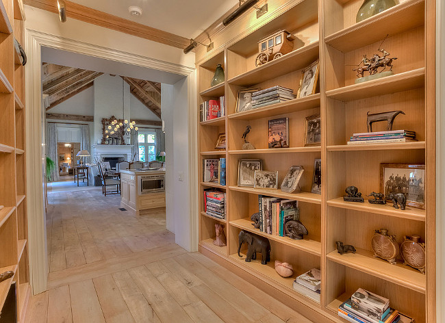 Hallway Bookcase. Hallway Bookcase Ideas. Hallway Bookcase Design. Hallway Bookcase on both walls in hallway. #Hallway #Bookcase Sotheby's Canada.