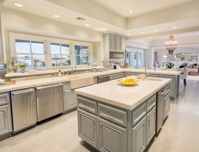 Jennifer Lopez Kitchen Countertop. The countertop is white marble from South Africa “Bianca Rhino". #JenniferLopez #Kitchen #BiancaRhino