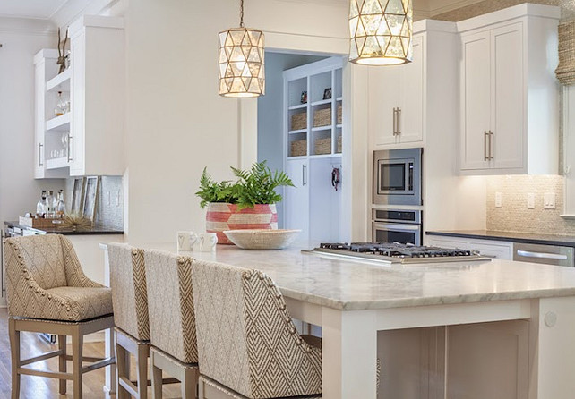 Kitchen Counter Stool Ideas. Kitchen Counter Stool. The kitchen counter stools are the Marcello bar stools from Ballard Designs. #KitchenCounterStool Lucy and Company.