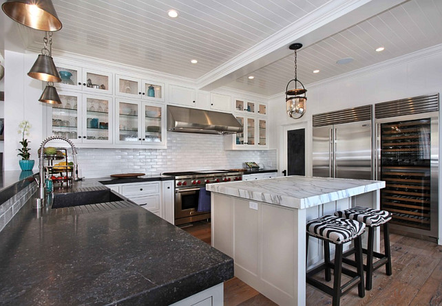 Kitchen Countertop Combo Kitchen. Countertop Combination. Kitchen Perimeter Countertop. Kitchen Island Countertop. #KitchenCountertop #KitchenPerimeterCountertop #KItchenIslandCountertop Blackband Design