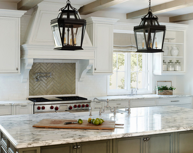 Kitchen Island Lighting. #KitchenLighting #KitchenIsland #Lighting Palm Design Group.