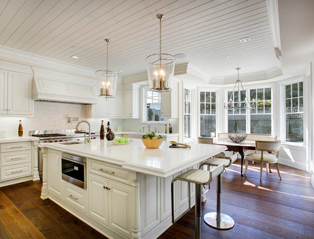 Kitchen Lighting. Kitchen Lighting Ideas. Kitchen Lighting Pendants. Lighting above kitchen island are the Zurich Lantern by Vaughan Lighting. #KitchenLighting #ZurichLantern #VaughanLighting Dtm Interiors.