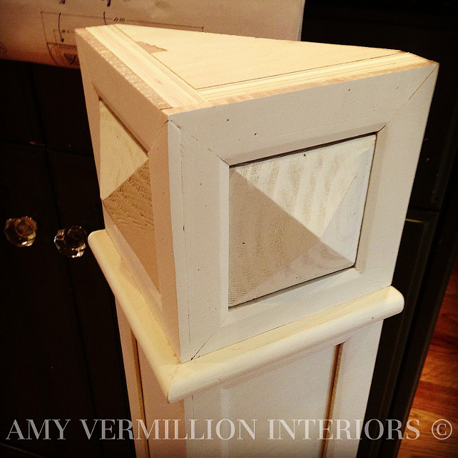 Kitchen Reno. Kitchen Cabinet Molding Detail. #KitchenReno #Kitchen #KitchenCabinetMolding Amy Vermillion Interiors