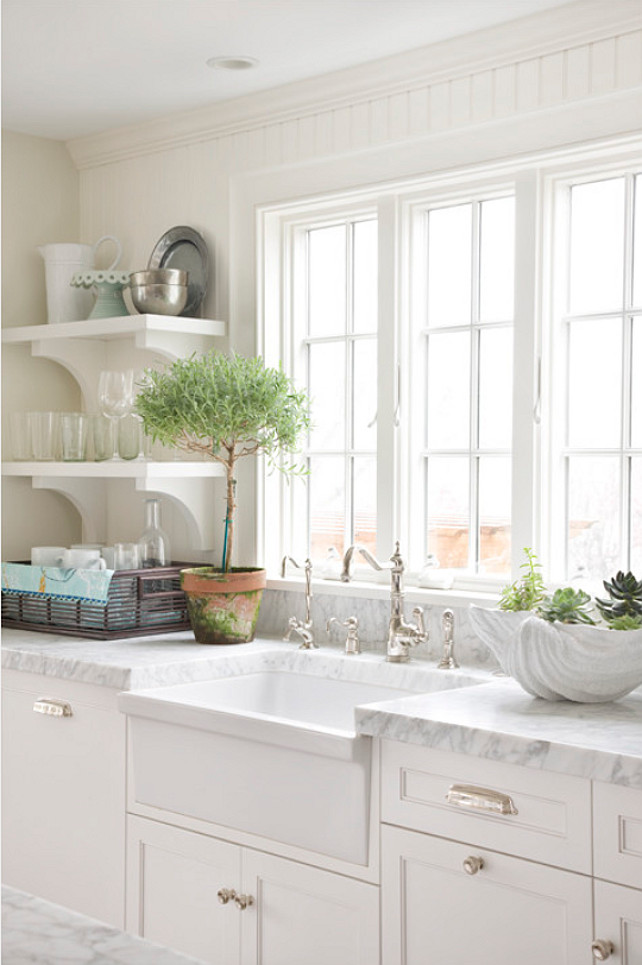 Cottage With Inspiring Coastal Interiors Home Bunch Interior Kitchen Sink And Faucet Clic A From Whitehaus Collection Is Rohl