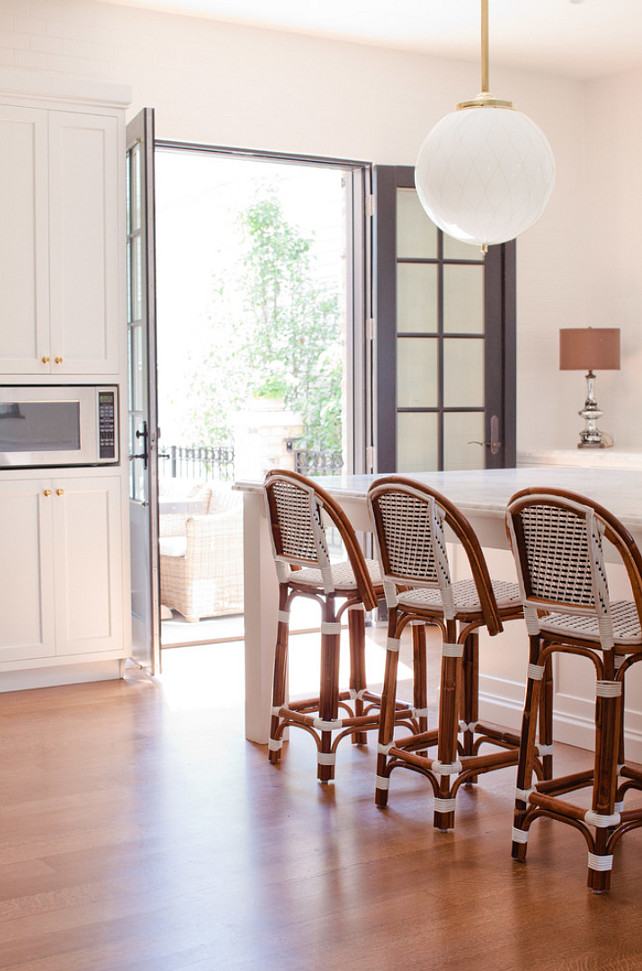 Kitchen Stools. Kitchen Countertstools. Kitchen Barstools. French Barstools. #Counterstools #Barstools #Kitchen Jean Stoffer Design.