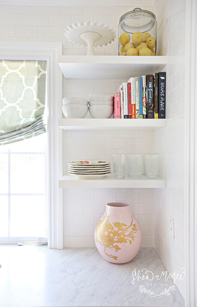 Kitchen. Open Shelves Kitchen. #OpenShelves #Kitchen Studio McGee.