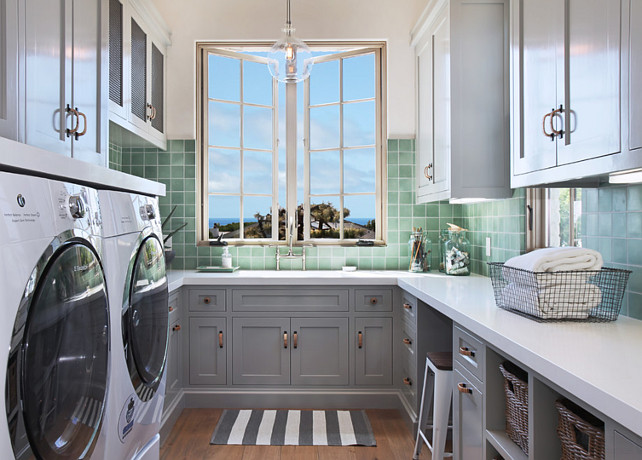 Laundry Room Countertop #LaundryRoomCountertop