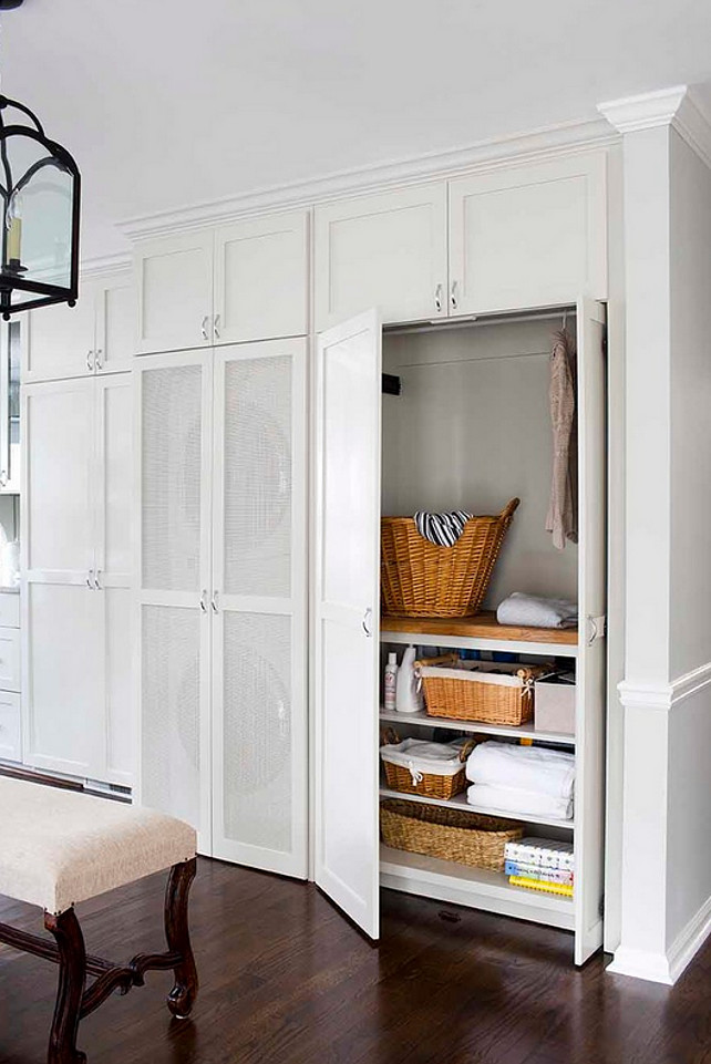 Laundry Room. Closet Laundry Room. Closet Laundry Room Design. Closet Laundry Room located in mudroom. #ClosetLaundryRoom #LaundryRoom #Mudroom Terracotta Design Build