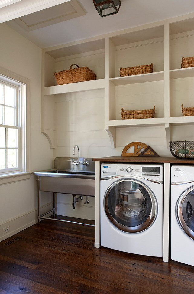 Laundry Room Sink. Laundry room Sink Ideas. The sink in this laundry room is by Whitehaus Collection. #LaundryRoom #LaundryRoomSink 3 North.