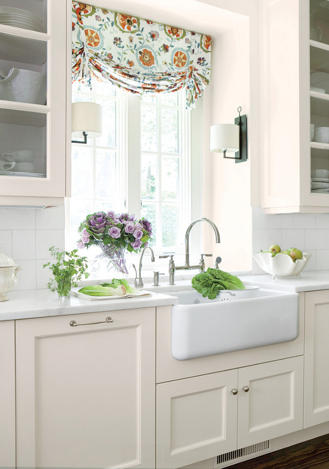 Linen White Benjamin Moore Kitchen Southern Living