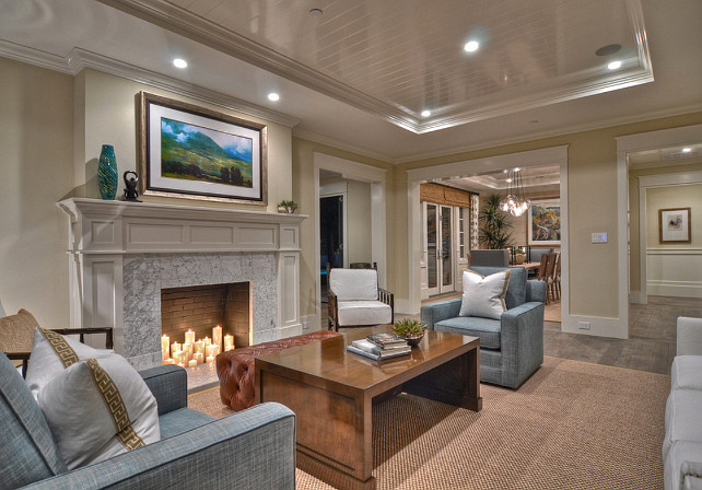 Ranch Style Home With Transitional Coastal Interiors Bunch Living Room Decor Ideas Cottage Blue Chairs Add A Touch Of