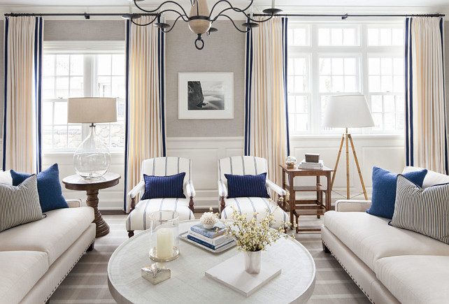 East Coast House With Blue And White Coastal Interiors