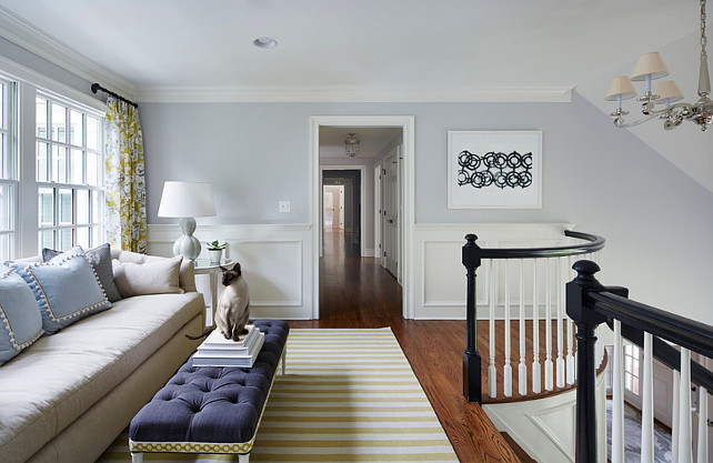 Loft. Stairwell Loft. Staircase loft design. Loft with sitting area. #Loft #Staircase #Stairwell #SittingArea Martha O'Hara Interiors.