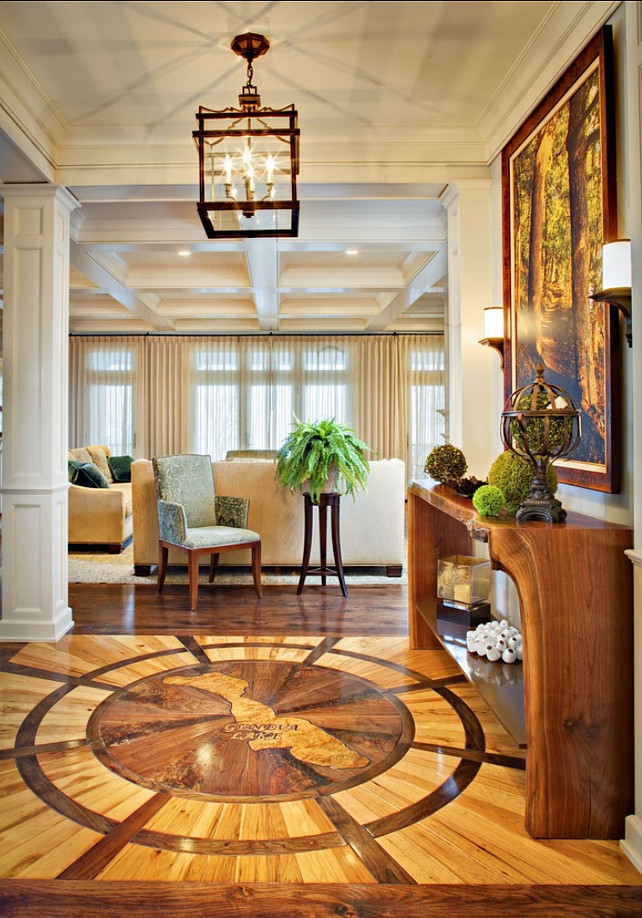 Foyer. Great Foyer Design! Coastal Foyer. #Foyer