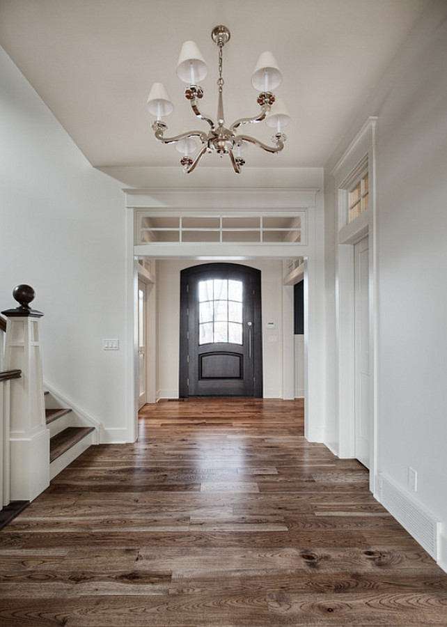 Main Floor Flooring Ideas. Hardwood Flooring Ideas. The hardwood flooring in the main floor is hickory. #MaindFloorFlooring #HickoryHardwoodFloors #HardwoodFloors Veranda Estate Homes & Interiors