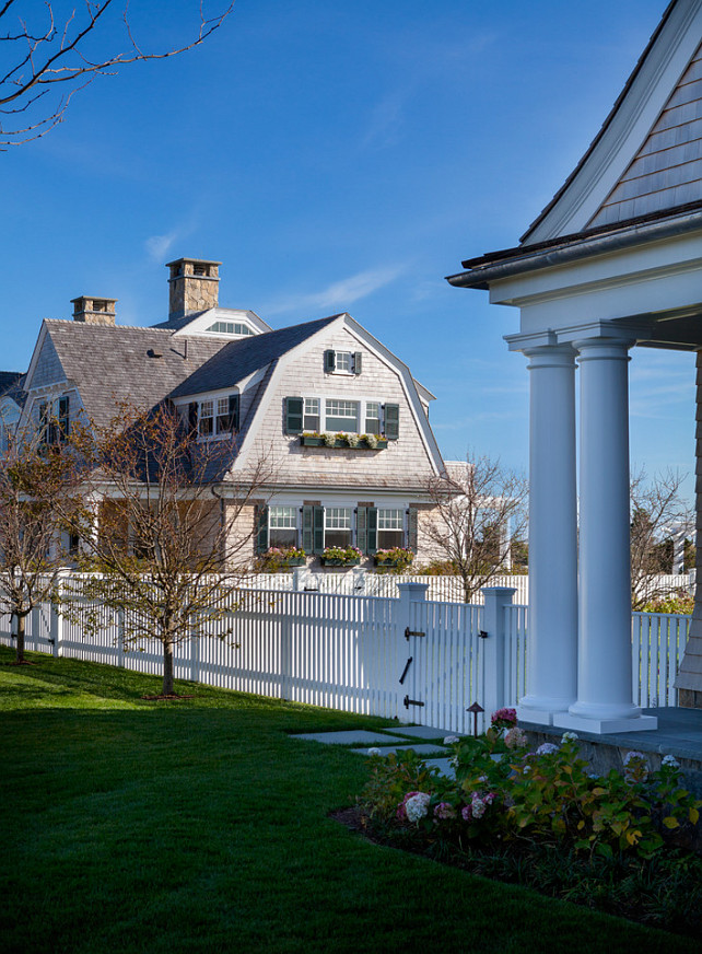 Martha's Vineyard Beach House. Dream Shingle Style Martha's Vineyard Beach House. #BeachHouse #MarthasVineyard