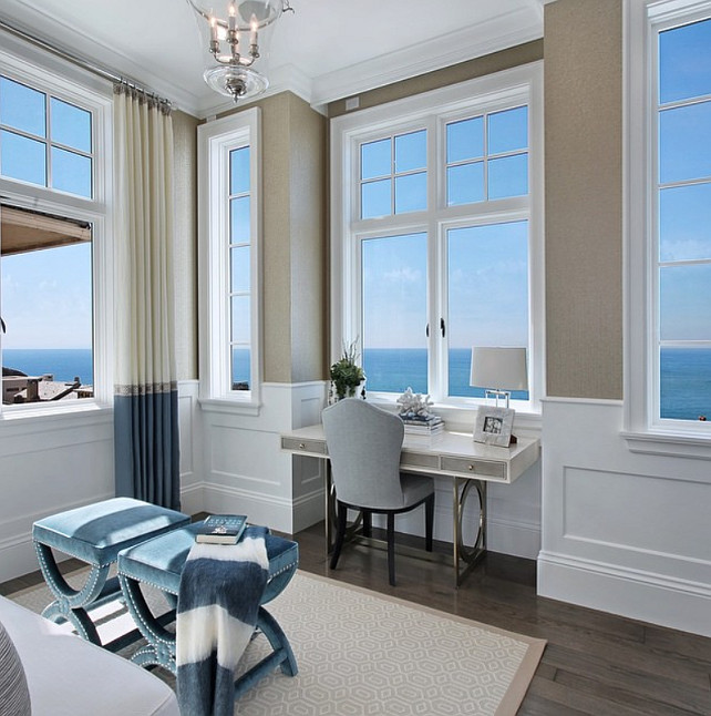 Master Retreat with ocean views. Master bedroom with endless ocean views. #MasterRetreat #MasterBedroom Spinnaker Development.