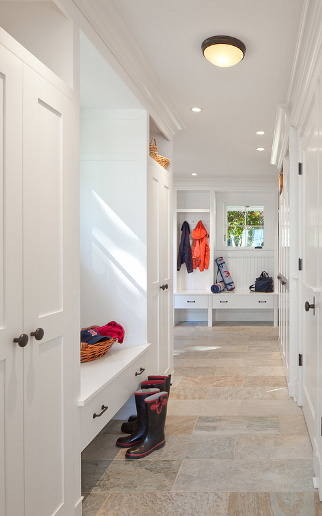 Mud Room. Mud Room Flooring. Mud Room Stone Flooring. Mud Room Flooring Ideas. #MudRoom #Flooring #Stone Jacob Talbot - Fine Homebuilders.