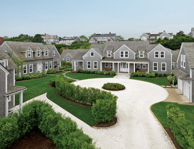 Nantucket Shingle Beach House. Classic Nantucket Shingle Beach House. Traditional Nantucket Shingle Beach House. Home Exterior. #Nantucket #ShingleHome #BeachHouse #HomeExterior SLC Interiors