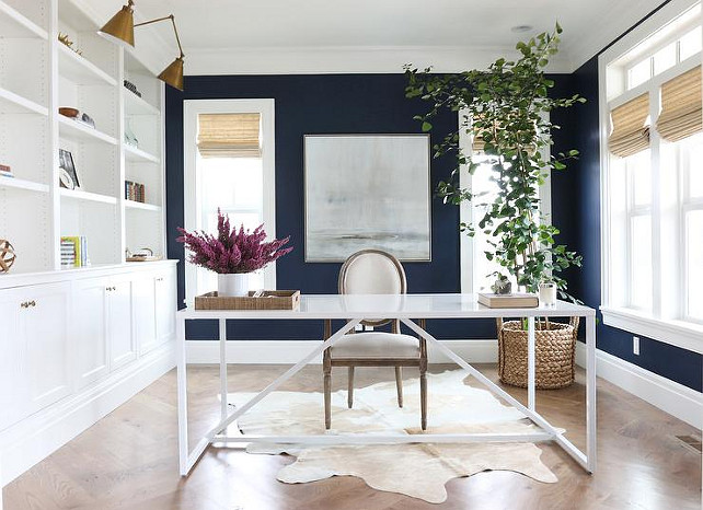 Navy Blue Paint Color. Benjamin Moore Deep Royal. Benjamin Moore Deep Royal. #BenjaminMooreDeepRoyal 