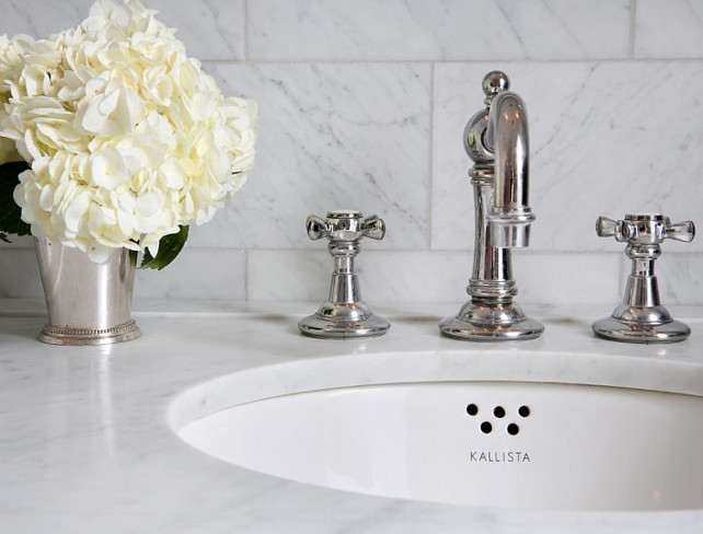 Bathroom Faucet Ideas. I am loving this classic bathroom faucet. #Bathroom #Faucet