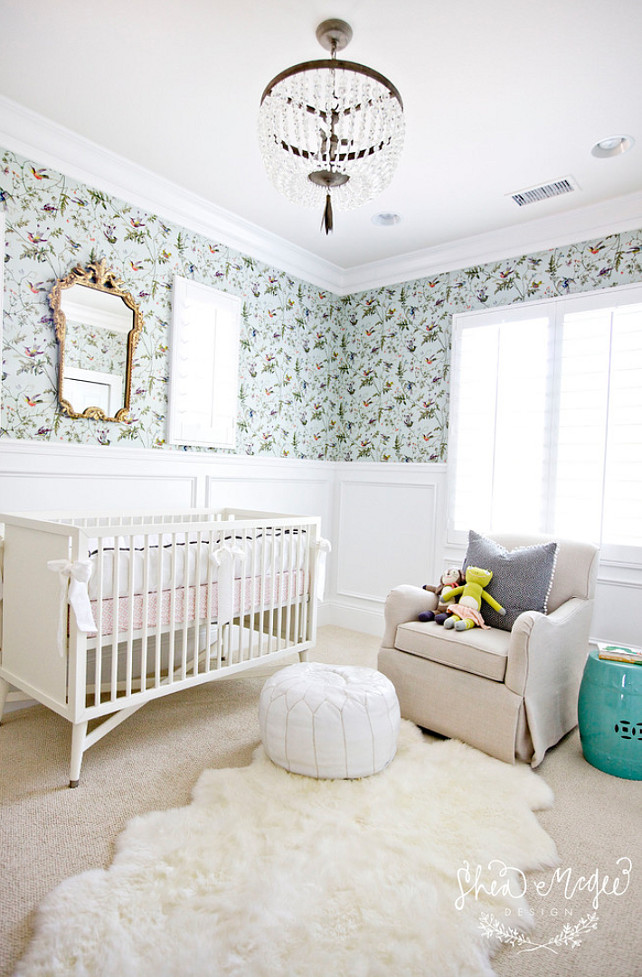 Nursery. Traditional Nursery Ideas. #Nursery #TraditionalNursery Studio McGee.