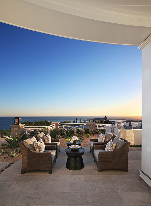 Ocean View Patio. Beach house patio with ocean view. #Oceanview #patio #beachHouse #beautiful Spinnaker Development.