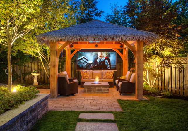 Outdoor Cabana. Cabana with Outdoor TV, #Cabana #OutdoorTV Cedar Springs Landscape Group.