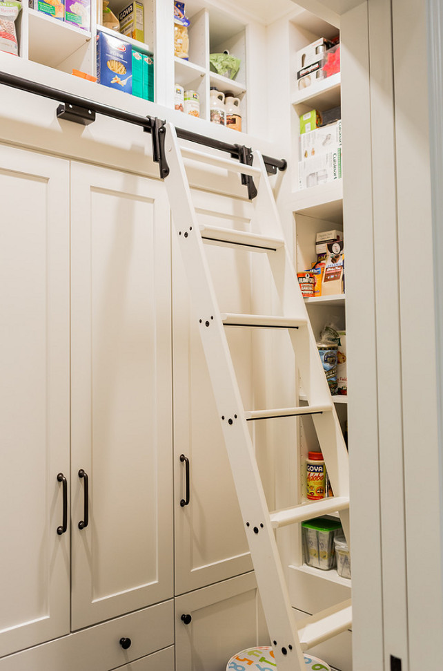 Pantry. Kitchen Pantry. Kitchen Pantry Storage. Kitchen Pantry Ladder. Kitchen Pantry Cabinet. Kitchen Pantry Layout. #KitchenPantry #Kitchen #Pantry Brookes and Hill Custom Builders.