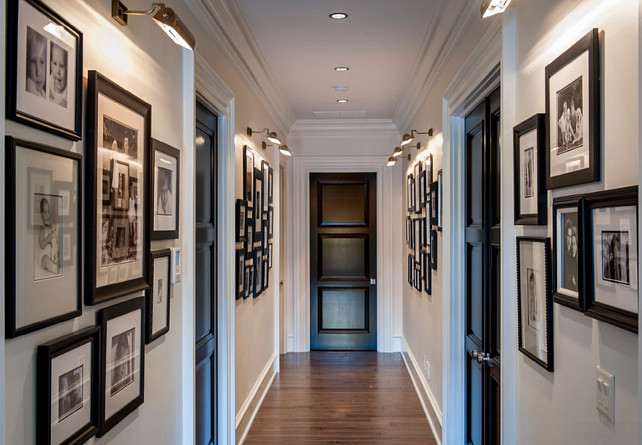 Photo Gallery Planning. Hallway Photo Gallery. #PhotoGallery Tabberson Architects.