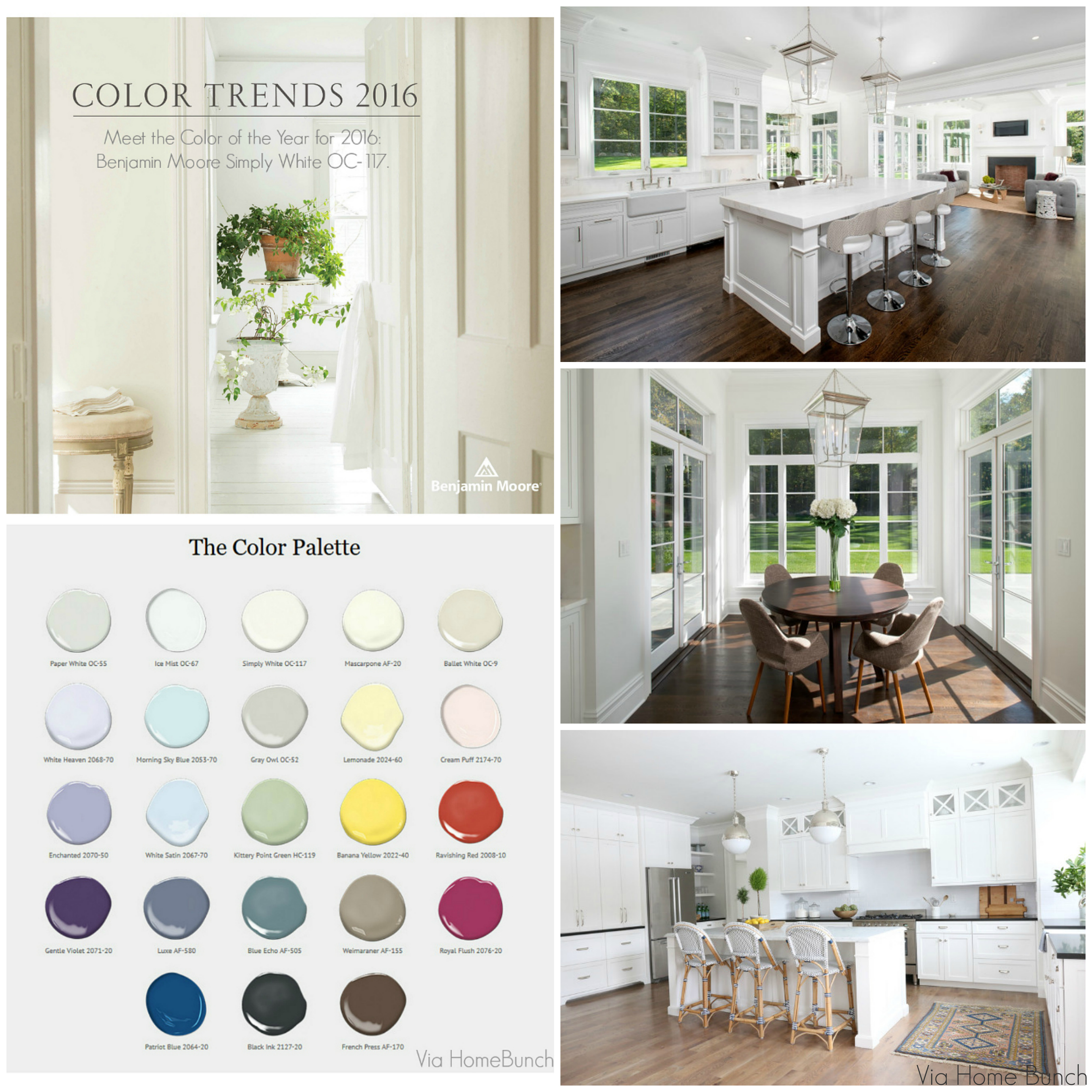 Benjamin Moore Color Of The Year 2016 Simply White Color