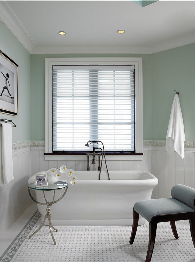 Bathtub Ideas. Great freestaing bathtub ideas. This is a classic choice! #Bathtub #Bathroom #Interiors
