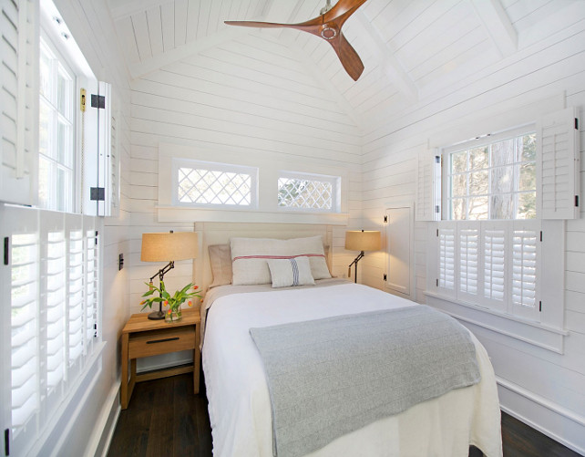 Plank Bedroom. Ship lap Bedroom. Bedroom with ship lap walls and ceiling. Plank Bedroom Walls. Plank Bedroom Ceiling. #Bedroom #Shiplap #PlankBoards #Plank