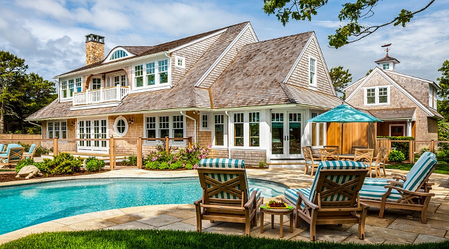 Pool Area Design Ideas. Pool. Fenced Pool Area. Pool Fence. #PoolPolhemus Savery DaSilva Architects Builders.