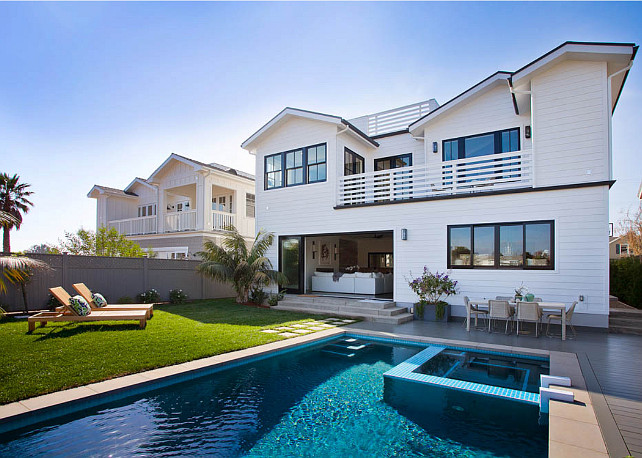 Pool Backyard Ideas. Pool with privacy fence backyard. #pool #fence #backyard #PrivacyFence Design by White Picket Fence, Inc.