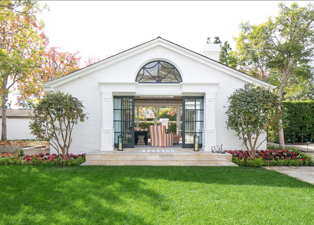 Pool House Ideas. #PoolHouse Brooke Wagner Design