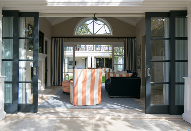 Pool House Interiors. #PoolHouse #Interiors Brooke Wagner Design.