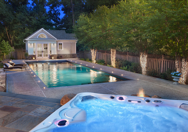 Pool and Pool House Design. #Pool #PoolHouse